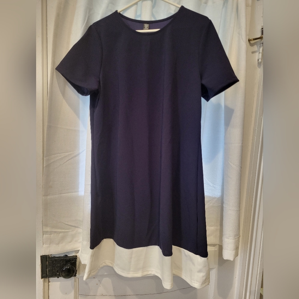 Elegant Navy Blue Dress